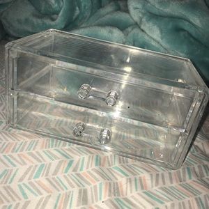 2 drawer makeup holder